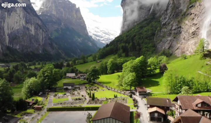 لاتربرونن Lauterbrunnen دره ای با ۷۲ آبشار در سوئیس پیامبراکرم امت من درزمان حضرت مهدی چنان