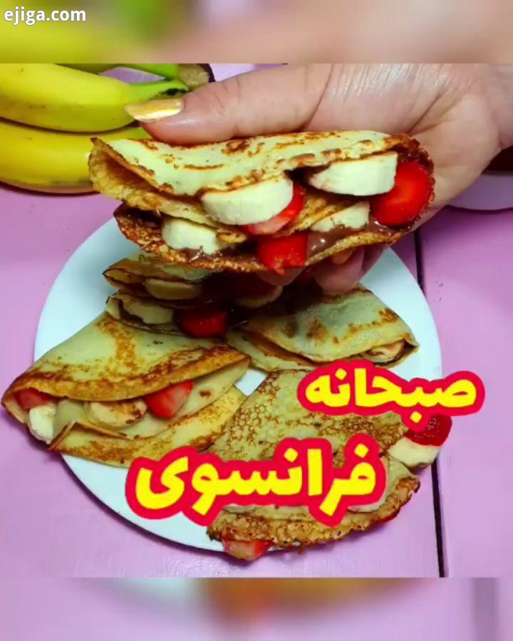 طرز تهیه کرپ نوتلا مواد لازم : شیر : دو پیمانه آرد قنادی : یک پیمانه شکر : یک قاشق غذاخوری تخم مرغ :