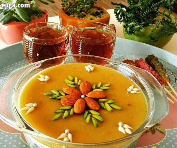 کاچی سیو وبا خلال بادام وپسته تزیین گنید..کاچی حلوا مسقطی دسر تبلیغ تبلیغات