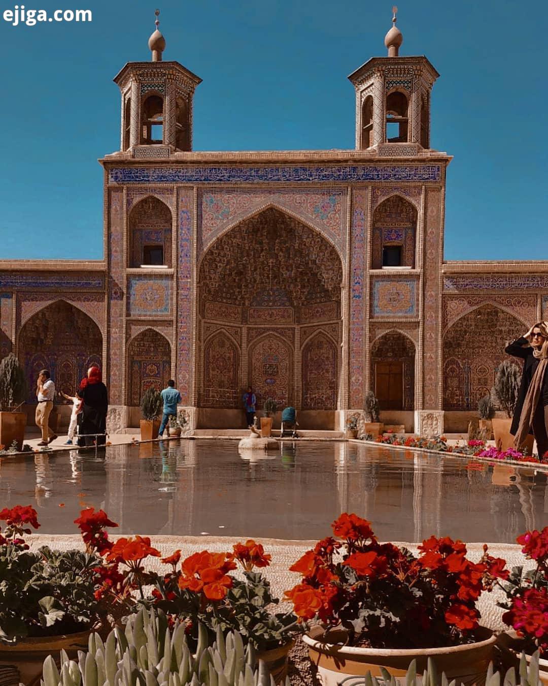مسجد نصیر الملک..مسجد نصیرالملک شهروند خبرنگار ما باشید عکسها تصاویر خودتون رو برای ما بفرستید مشک