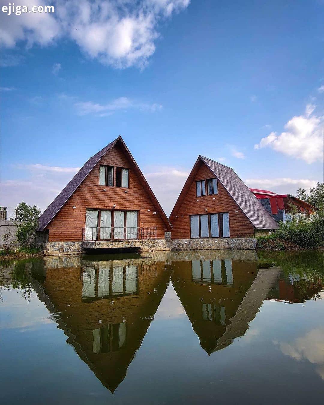 لوکیشن: خانه های چوبیِ مثلثی رشت، گیلان..Photo : Location: Triangular wooden houses in Rasht Gilan