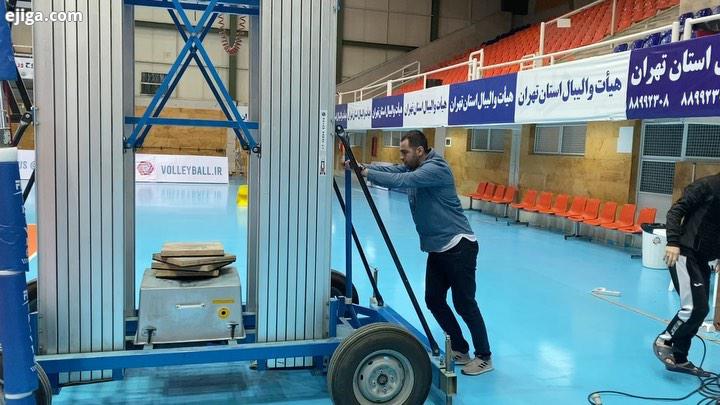 خانه والیبال برای دور برگشت لیگ برتر شبانه روزی ماده می شود خانه مثل روز روشن می شود تهران والیبال
