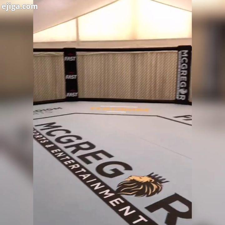 Conor McGregor got new octagon conormcgregor Via thenotoriousmma..اوکتاگون جدید کانر مک گرگور این