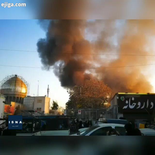 .آتش سوزی در خیابان شوش تهران بنا به گفته یکی از ماموران آتش نشانی، آتش سوزی مربوط به یک باربری در