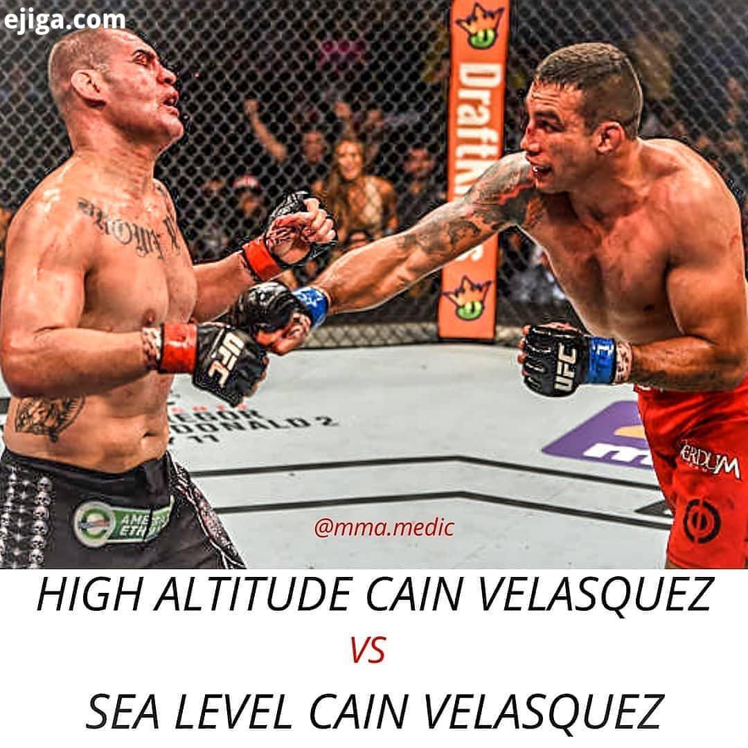Here why Cain Velasquez looked terribly fatigued against Werdum in Mexico Importance of Acclimatiz