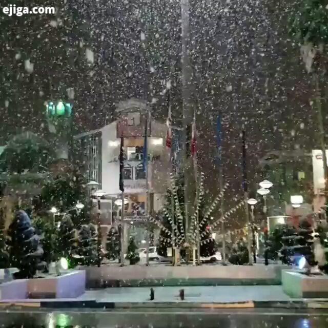 هم اکنون بارش برف فومن بیشترین میشه پیج ایرانگردیمون پیج جهانگردیمون کلیپ از پیج زیبای