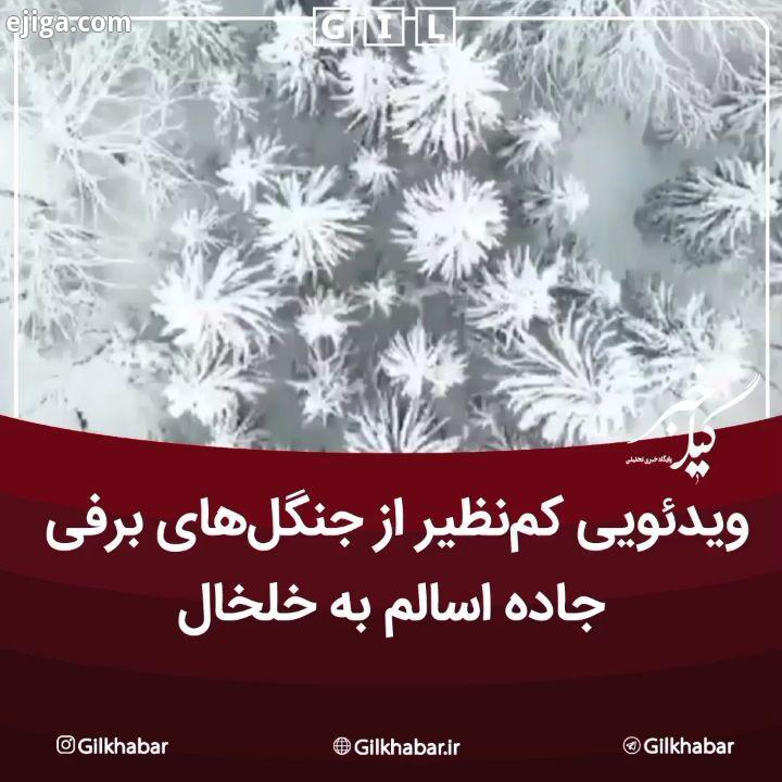 .ویدئویی کم نظیر از جنگل های برفی جاده اسالم به خلخال...به گیل خبر بپیوندید اینستاگرام گیل خبر گیلخب