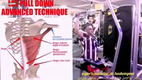 ?LAT PULL DOWN ADVANCED TECHNIQUE دو اصل مهم: ?bilateral deficit ?pre fatigue به توضیحات بنده گوش کن