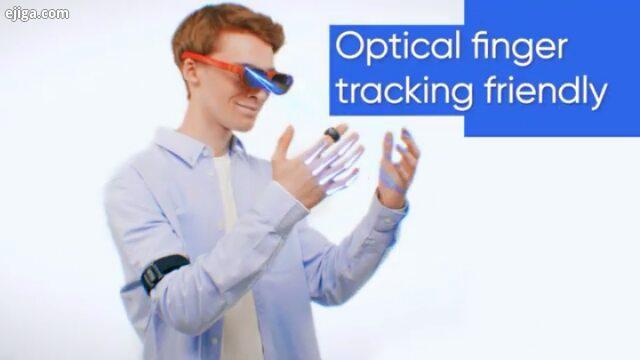 .یک حلقه هوشمند با توانایی ردیابی حرکات دست استفاده از آن به عنوان کنترلر واقعیت مجازی دو شرکت Finch