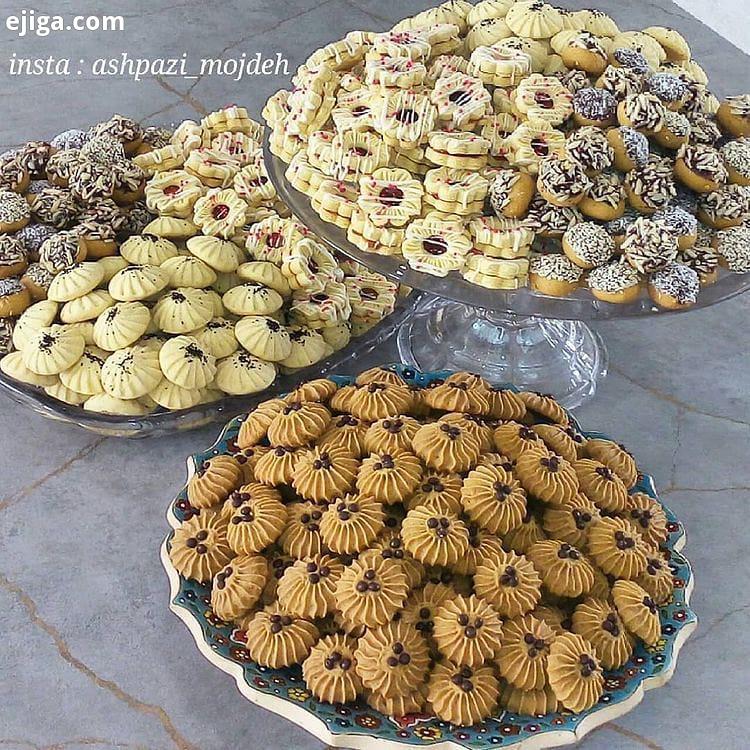 .کاری از دوست هنرمندم مژده جون? ashpazi mojdeh درود شبتون خوش ? شیرینی رسپیری مارگارین یا کره ٢٢۵ گر