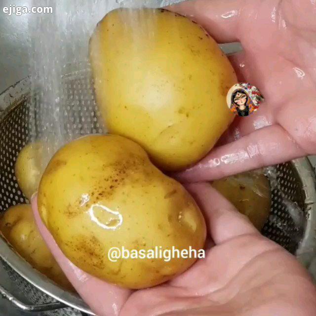 Tnx: basaligheha بریم با یک سیب زمینی تنوری جذاب خوشمزه توضیحات روکلیپ کفایت میکنه شما چجور درست میک